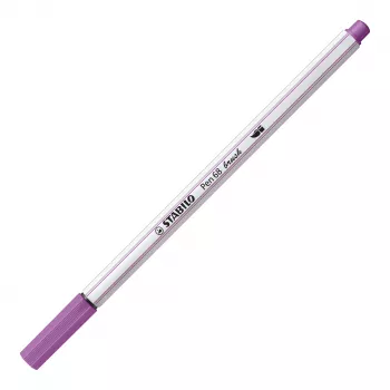 STABILO Pen 68 Brush ARTY Edition 24-delige kartonnen etui - flexibele penseelpunt vezelstiften voor handlettering, bullet journaling en illustratie
