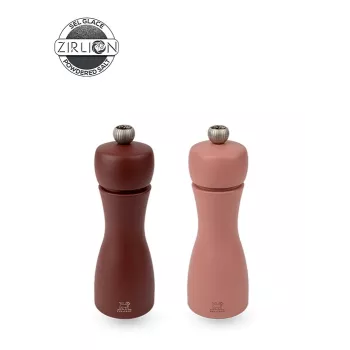 Peugeot Tahiti zout- en pepermolenset 2-delig 15 cm chocolade