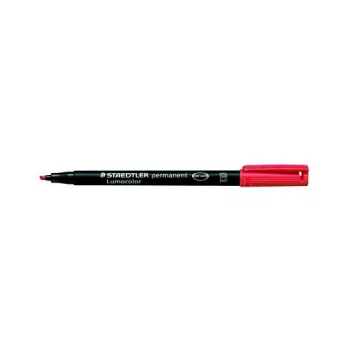 STAEDTLER 314-2 Lumocolor permanent marker rood zwart rood 2,5 mm 1 stuk