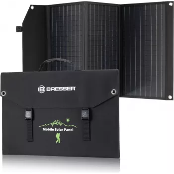 BRESSER mobiel zonnepaneel 90W met USB- en DC-uitgang
