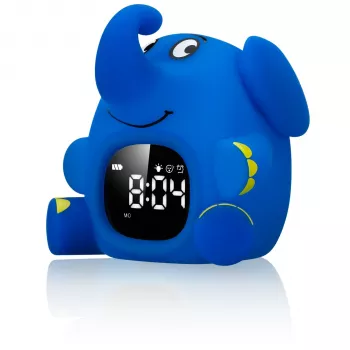 DieMaus wekker olifant blauw/grijs
