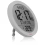 KIENZLE DCF radiografische wandklok met ruimtetemperatuurweergave, wit