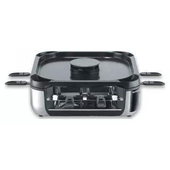 SEVERIN RG 2379 SEVENTO raclettegrill 1400 W 8 personen zwart/zilver