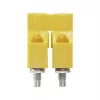 Weidmüller WQV 16/2 dwarsverbinder - 50 stuks - polyamide - geel - -60 tot 130 °C - V0