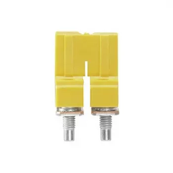 Weidmüller WQV 6/2 dwarsverbinder, 2-polig, 6 mm², polyamide, geel, UL 94 V-0, 50 stuks