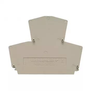 Weidmüller WAP WDK2.5 eindplaat - 20 stuks - Wemid - beige - -50 tot 120 °C - V0