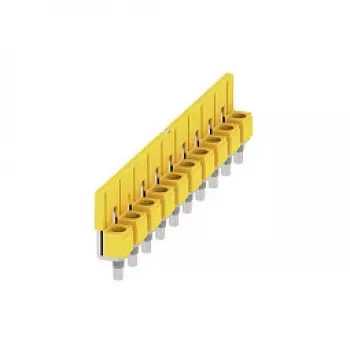 Weidmüller WQV 10/10 dwarsverbinder, 10-polig, 10 mm², geel, polyamide, 20 stuks