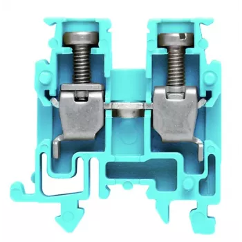 Weidmüller doorvoerklem AKZ 2.5 BL, blauw, schroefaansluiting, 2,5 mm², 800 V, 24 A