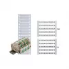 Weidmüller DEK 6 FW 1-50 klemmenmarker, 6x5 mm, wit, nummers 1-50, 500 stuks
