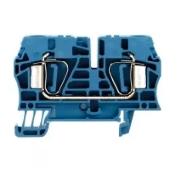 Weidmüller ZDU 6 BL doorgangsklem, 6 mm², trekveeraansluiting, blauw, 50 stuks