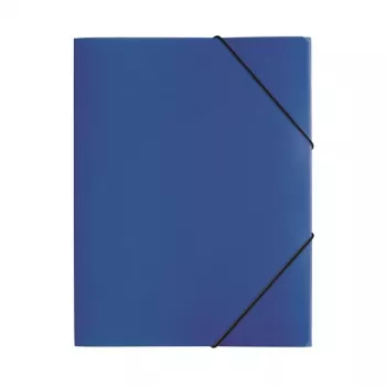 PAGNA PP 12 presentatiemap A4 polypropyleen blauw liggend drukknoop