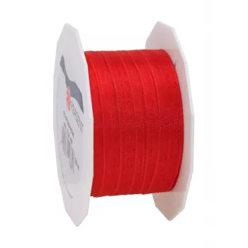 C.E. Pattberg Four Seasons cadeaulint zijdemat rood 10 mm x 25 m