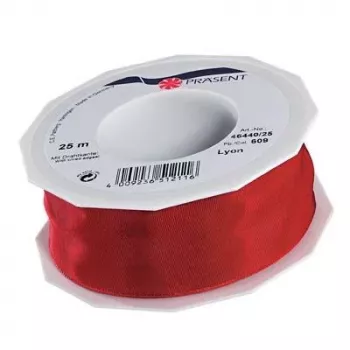 C.E. Pattberg LYON cadeaulint glanzend rood 40 mm x 25 m