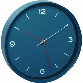 TFA 60.3056.06 petrol blue analoge wandklok