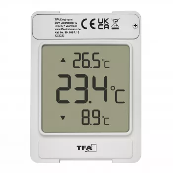 TFA WINDOO digitale raamthermometer zilver (30.1067.15)