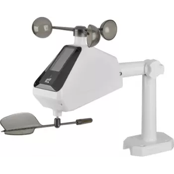 TFA TFA.me ID-A2 wind transmitter 30.3904.02 solar-powered draadloze anemometer 868 MHz wit