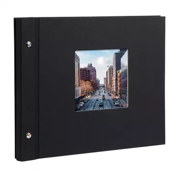 Goldbuch Bella Vista fotoalbum 40 pagina's zwart 300x250 mm polyurethaan omslag