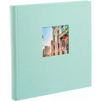 Goldbuch Bella Vista fotoalbum aqua 30x31 cm 100 witte pagina's 31507