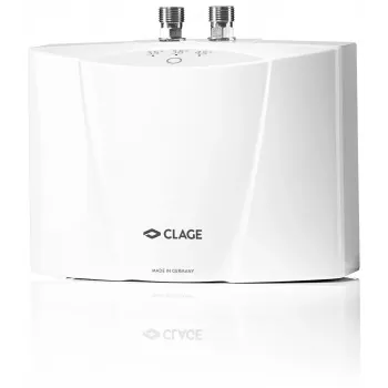 CLAGE MCX 3 elektronische mini-doorstroomverwarmer, 3,5 kW, 230 V, horizontaal, wit