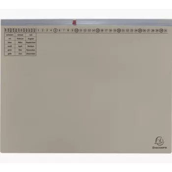 Exacompta 370210B ordner - karton - grijs - 320 g/m² - 265 x 316 mm - A4