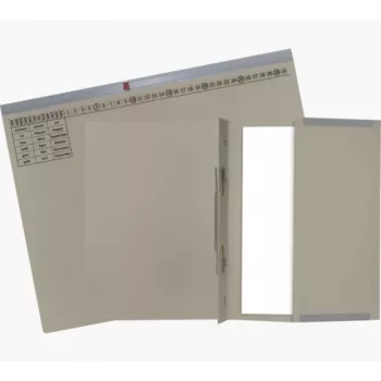 Exacompta 370210B ordner - karton - grijs - 320 g/m² - 265 x 316 mm - A4