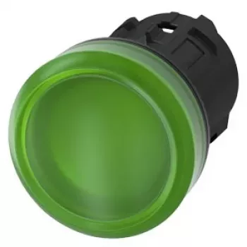 Siemens SIRIUS ACT 3SU1001-6AA40-0AA0 groene LED-indicatielamp 22mm rond 24V AC/DC schroefaansluiting