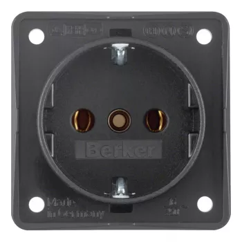 Berker schuko-stopcontact 941852505 antraciet mat