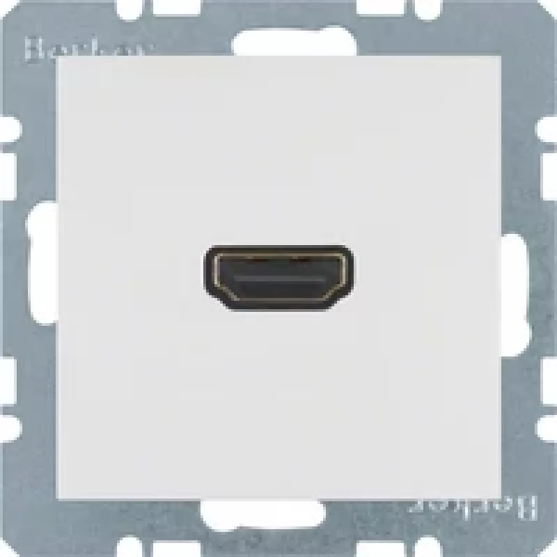 Berker 3315438989 HDMI-inzet, wit