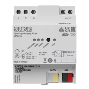 JUNG KNX voeding 160mA 20160REG DIN-rail