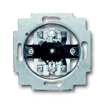 Busch-Jaeger 2723 U universele serieschakelaar, 2-polig, 10 AX, 250 V AC, inbouw, metallic, 6415/24