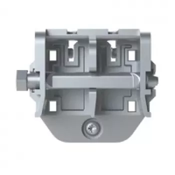 Striebel & John ABB TZ604 montagerail - aluminium - grijs - 65x45 mm - 2000 mm