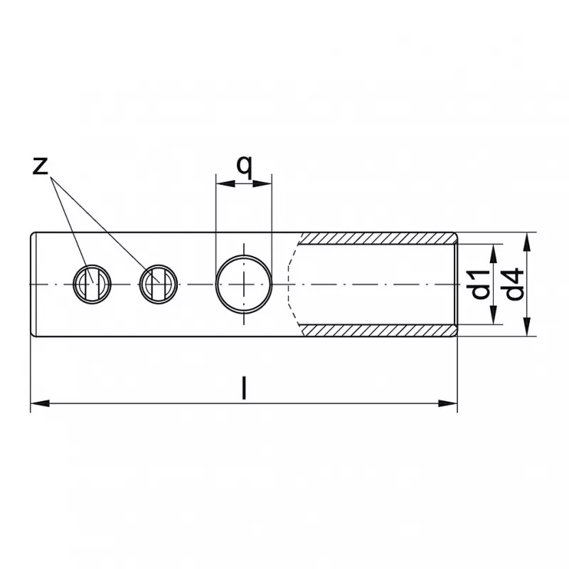 Klauke buisschroefverbinder 10 mm² 552R