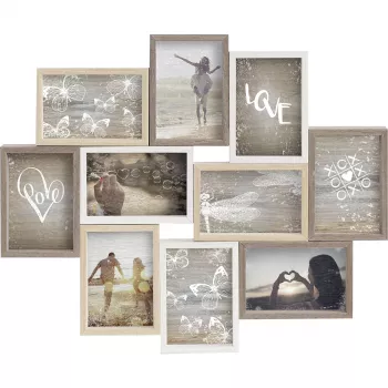 NIELSEN DESIGN Nielsen Collage Mixed Colours 10 10x10x15 Houten Gallery 8999345