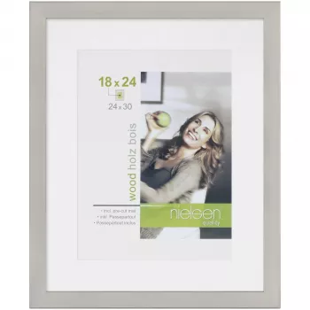 NIELSEN DESIGN Apollon Zilver 24x30 Houten fotolijst