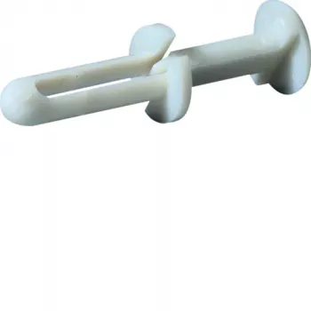 Hager L5085 polyoxymethyleen (POM) scharnier voor elektrabehuizing - zwart