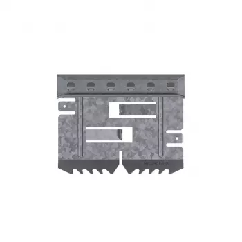 Hager BRS651309 Koppelingspaar, elektrisch/mechanisch, plaatstaal 65x130 mm