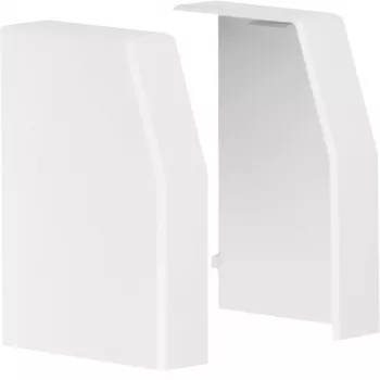 Hager eindkap voor kabelgoot RK 110, 110x60mm, zuiverwit (RAL 9010), paar