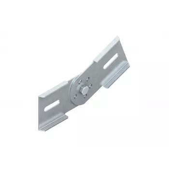 Niedax NIED scharnierende verbinder KGV 60 S, verbinder voor kabelgootsystemen, 60 mm zijdelingse hoogte, staal, sendzimir verzinkt
