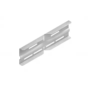Niedax WSWV 105.390 hoekverbinder voor kabelgoten, thermisch verzinkt staal, 105 mm zijdelingse hoogte, 390 mm beenlengte