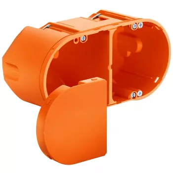 Kaiser Elektro 9062-94 luchtdichte holle-wand-elektronicadoos, oranje, halogeenvrij