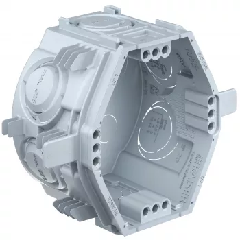 Kaiser Elektro UP1 Fix inbouw-apparaatdoos 1055-06 met klemribben, 4 schroefdomen, 60x46 mm