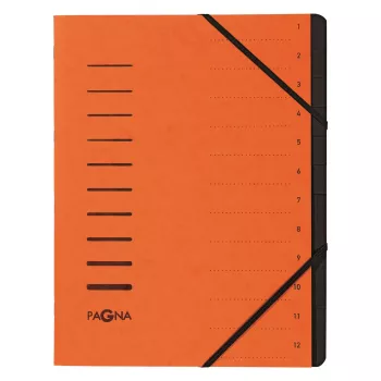 PAGNA 40059-12 A4 oranje documentenmap met elastiek 320x245x5 mm