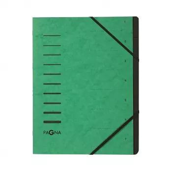 Pagna 40058-03 Organizermap A4, 7 vakken, groen
