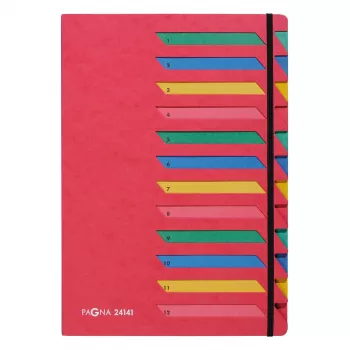 Pagna 24141-01 Organizermap A4, 12 vakken, rood