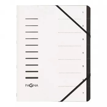 PAGNA elastiekmap A4 wit 245 mm 320 mm 4 mm rug 40058-08