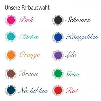 ONLINE 17176/12 Patronen voor vulpennen turquoise-blauw 5-pack