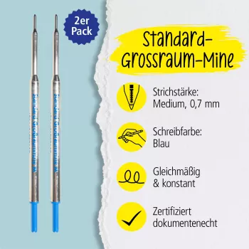 ONLINE 2 balpenvullingen M blauw