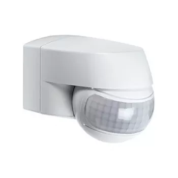 ESYLUX MD 200 bedrade muurgemonteerde PIR-bewegingsmelder 12m bereik wit IP44 2000 lux
