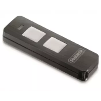 SOMMER Pearl Twin 2-kanaals handzender 868,8 MHz SOMloq2 zwart