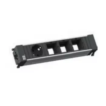 Bachmann CONFERENCE / TOP FRAME montageframe voor stekkerdoos - zwart